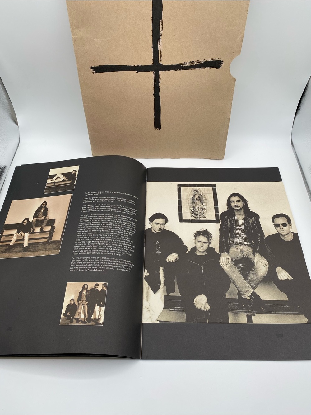 Depeche Mode Faith & Devotion Tour 1993 Concert Book and Sleeve